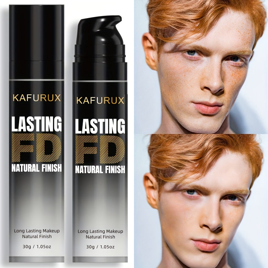 Men's Full Coverage Concealer Waterproof Liquid Foundation for All Skin Tones