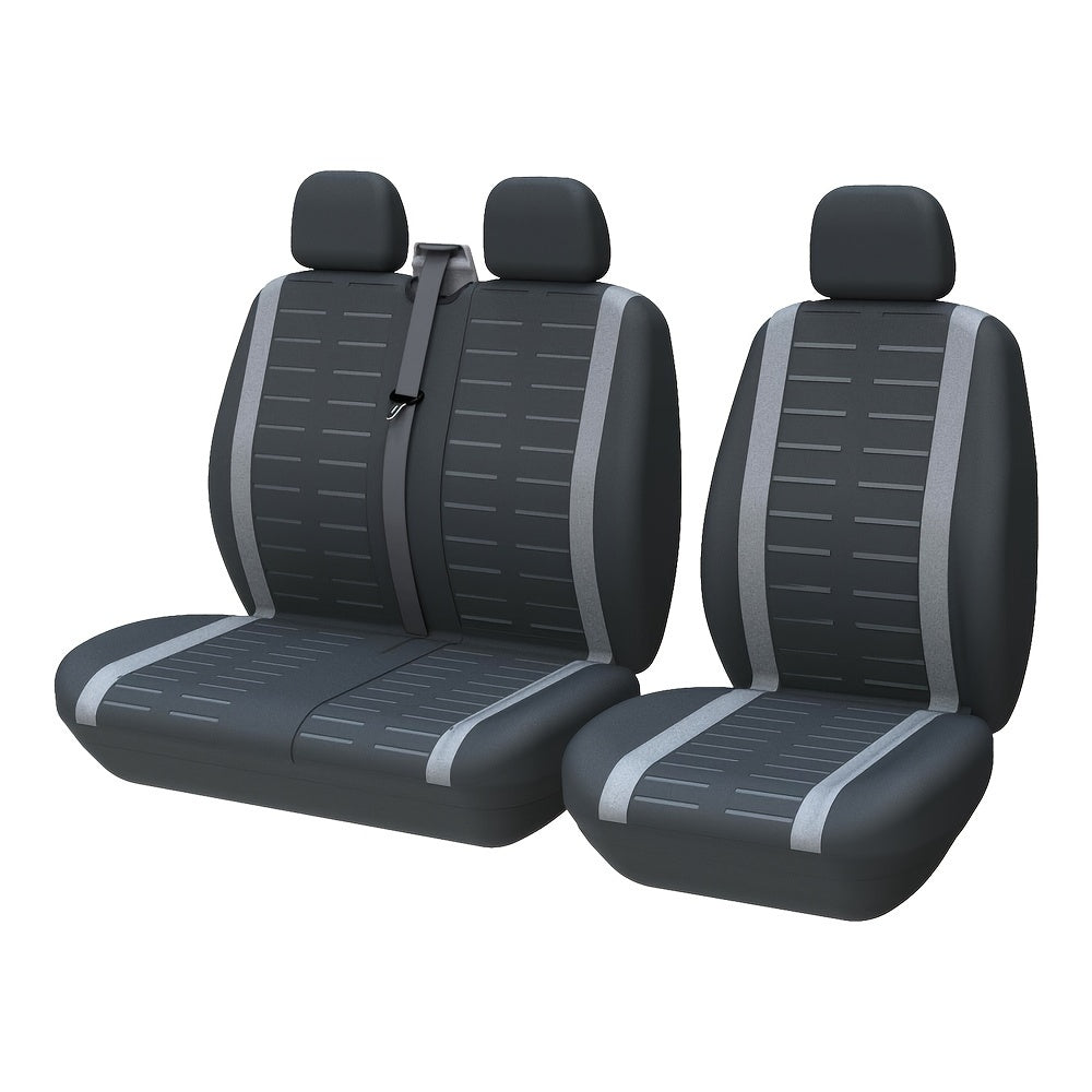 Universal Truck Van Bus Front Seat Cover Waterproof Durable Black