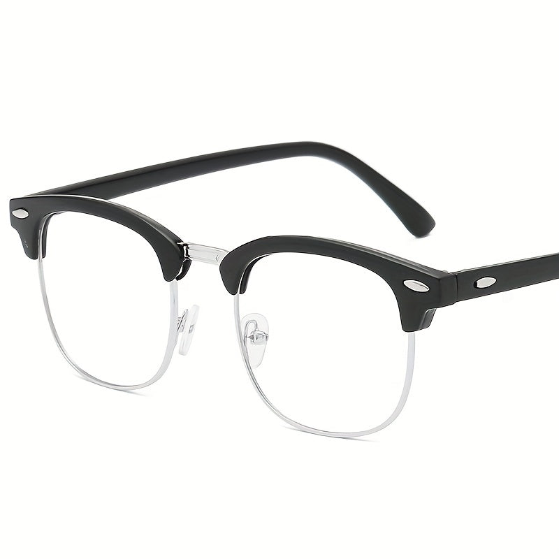 Gafas de lentes claros cuadrados para mujeres y hombres reducción de fatiga ocular por ordenador, juegos, televisión y teléfono