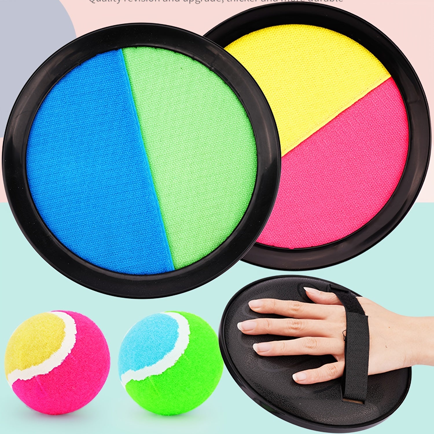 Детский набор для игр на улице для детей от 3 лет: бросай и ловить мяч, ракетка, мяч ладони, липкий мяч, игра