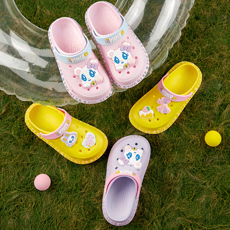 Girls' Cartoon Clogs EVA Slip-On Summer Indoor Outdoor Kids' Shoes