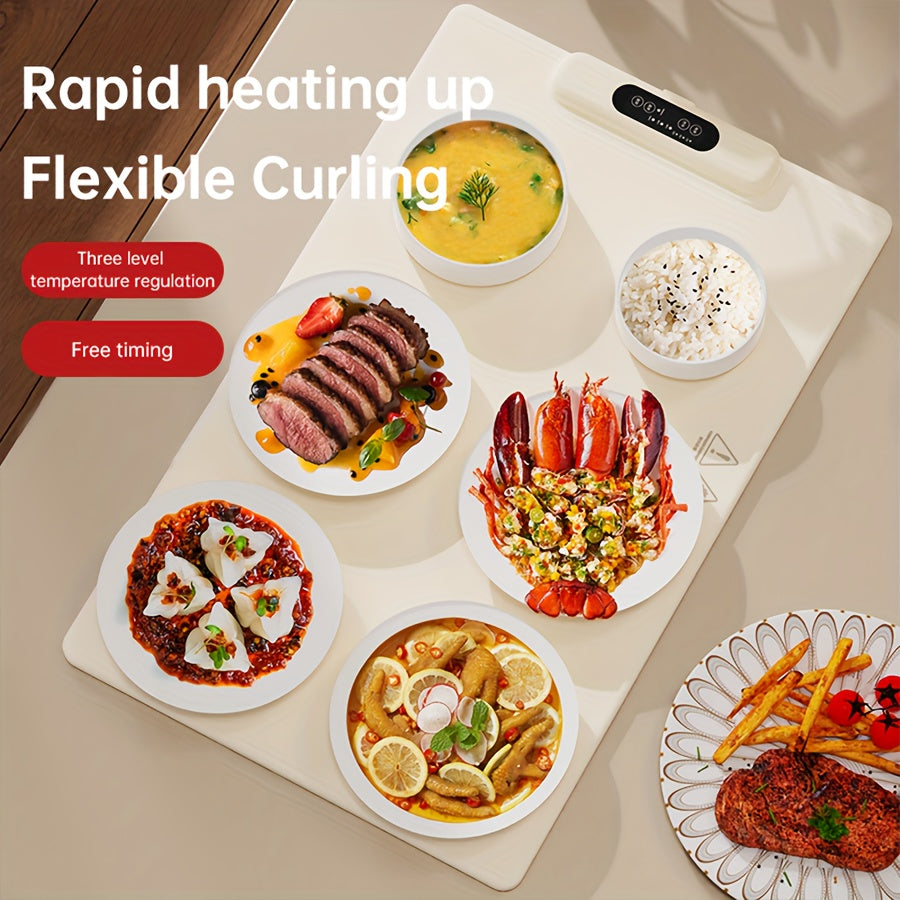 Regulación europea para calefacción inteligente doméstica de temperatura constante, tabla de corte multifuncional, placa de aislamiento de silicona plegable