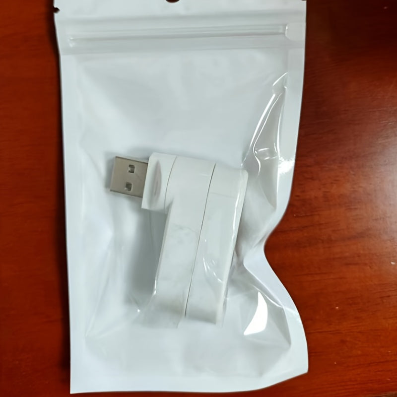 Мини-USB сплиттер-адаптер с 3 вращающимися портами для ноутбука и ПК