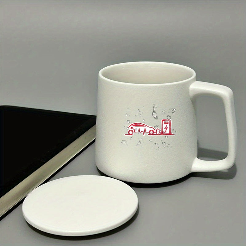 Electric Vehicle Charging Station Heartbeat Sticker Red Car Decal Durable Vinyl