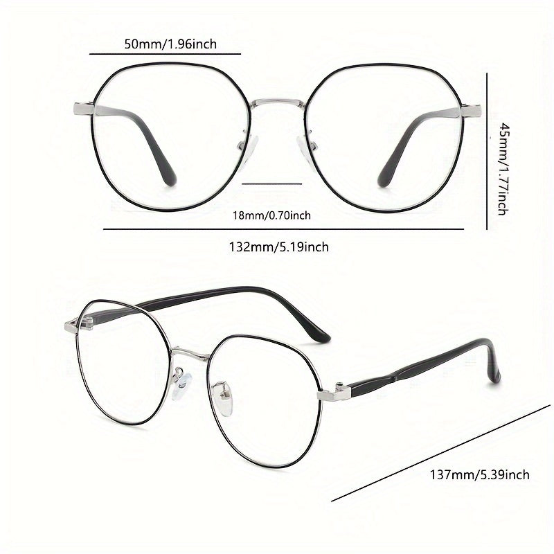 Овальные очки для чтения для мужчин и женщин +1.0 до +4.0 Очки для снятия напряжения глаз при работе за компьютером
