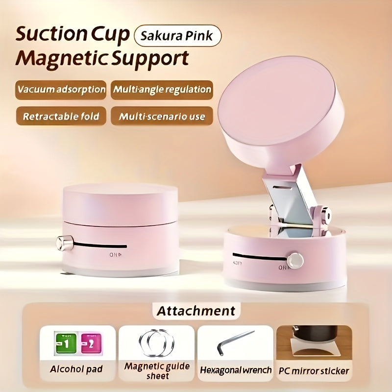 Soporte de teléfono magnético de doble cara universal para coche, escritorio, viaje, plegable