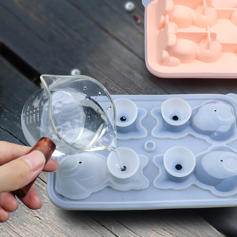 Silicone Cat Ice Cube Tray and Mold for Chocolate Pudding Jelly and Candy