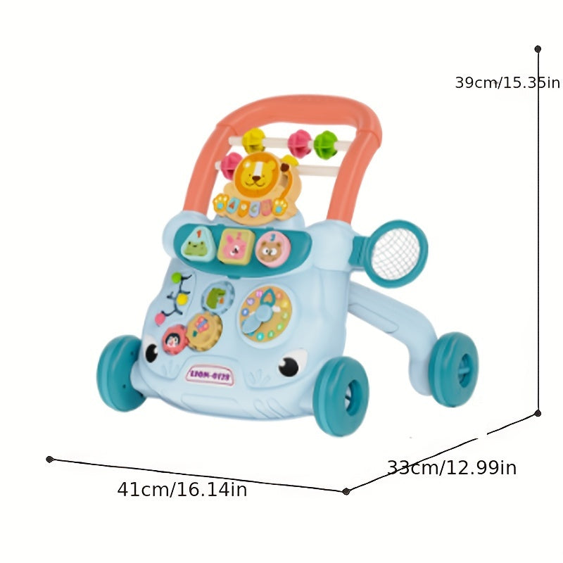 18M+ Multi-Purpose Baby Walker with Learning Panel and Activity Center Assorted Colors