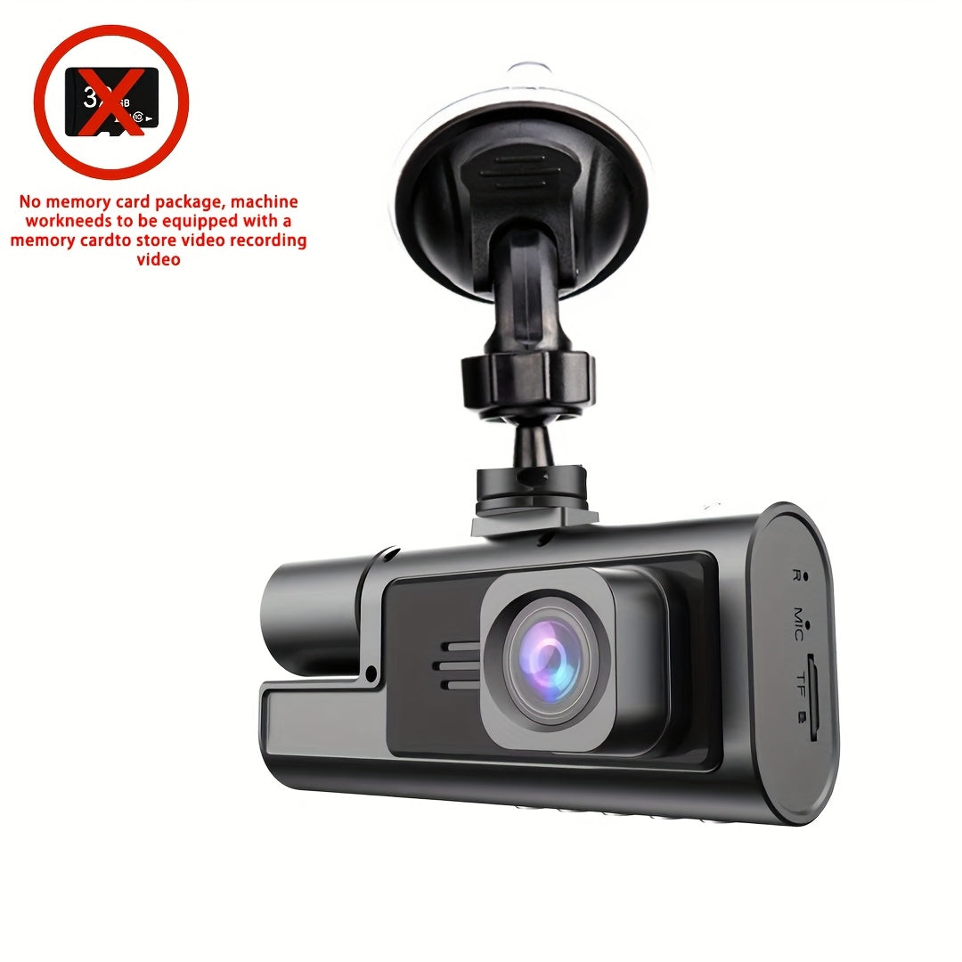 HD видеорегистратор с ночным видением, двойная камера, комплект, автомобильный DVR
