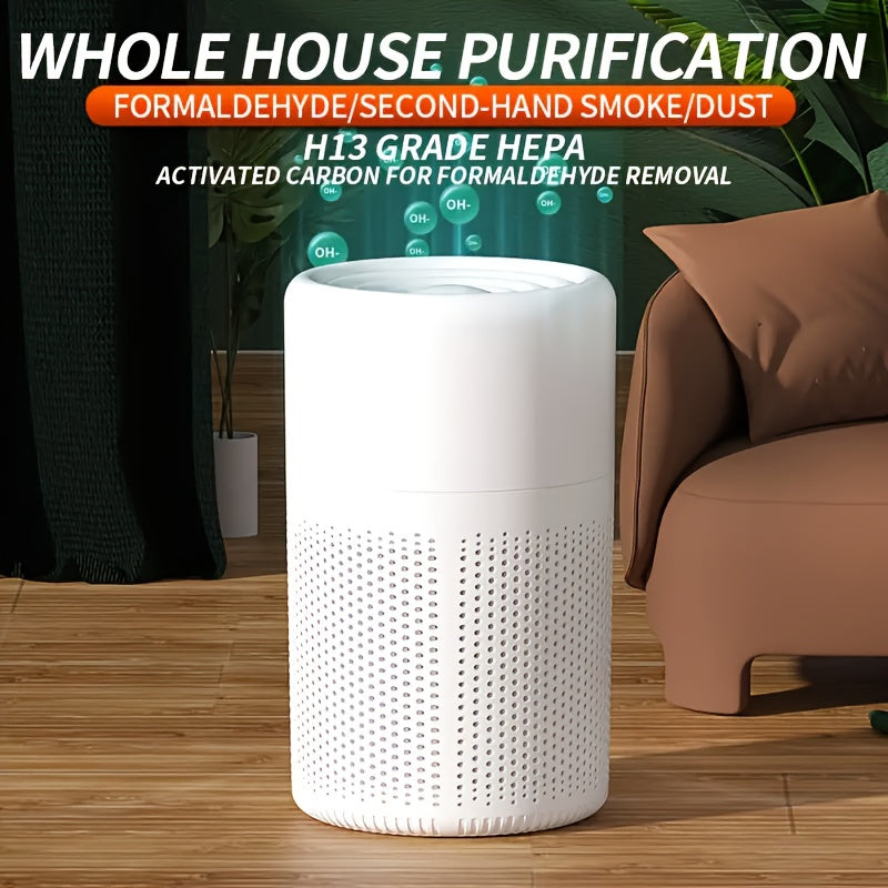 USB Powered Air Purifier with HEPA Filter for Home Office Bedroom