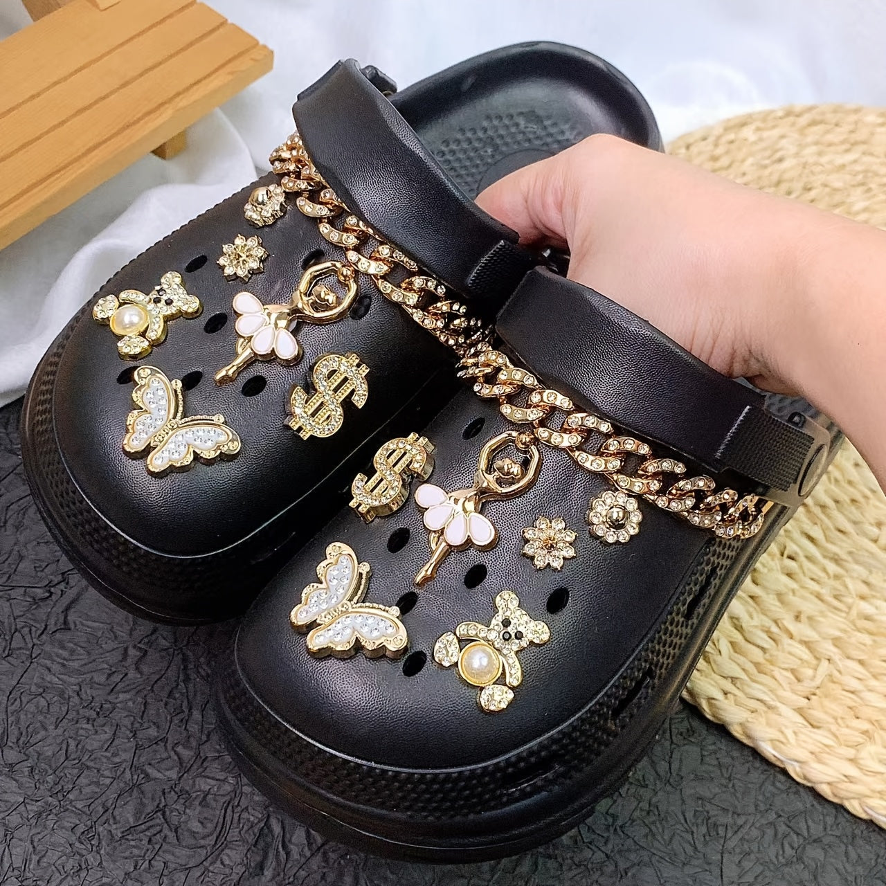 Women'S Casual EVA Mules Clogs Platform Slip-Ons Solid Color