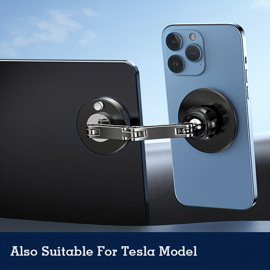 Universal Car Magnetic Phone Holder Dashboard Mount Durable Adjustable Rotating