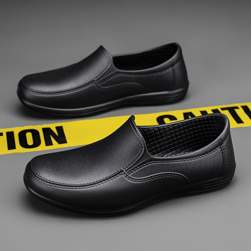 Unisex Rain Shoes Lightweight Non-Slip Rubber Sole All-Season Chef Footwear