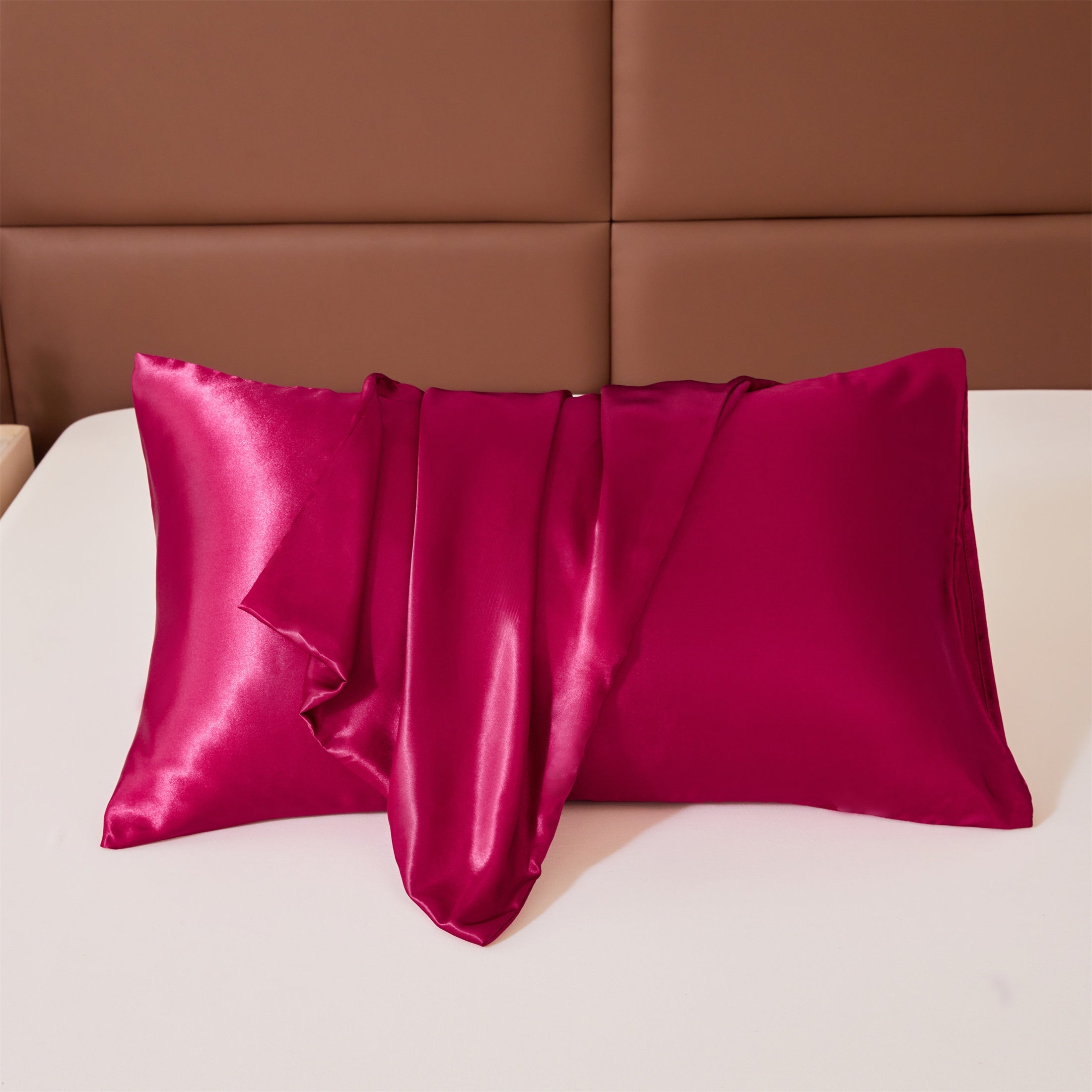 Funda de almohada de terciopelo en dos colores, tela suave, accesorio decorativo para ropa de cama