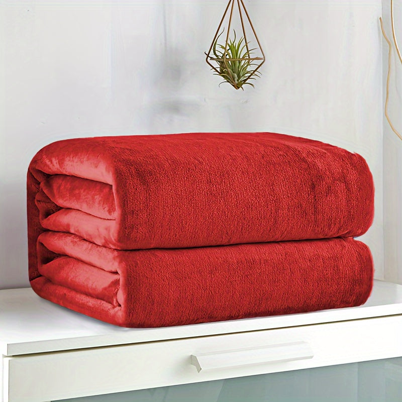 Solid Color Fleece Blanket in the New Blanket Series