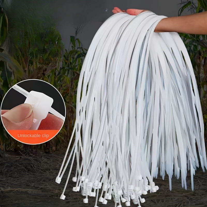 Heavy-Duty Nylon Cable Ties Self-Locking Large Sizes for Organization and Safety