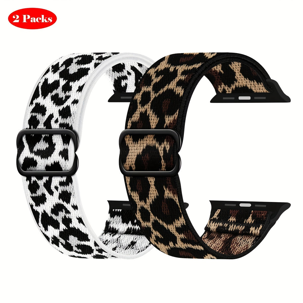 Stretchy Nylon Solo Loop Bands for Apple Watch Ultra 2 and Series 9/8/7/6/5/4/3/2/1 SE Men Women