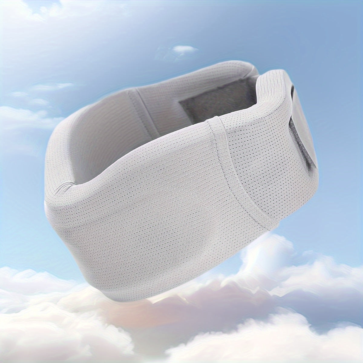 Adjustable Neck Support Brace for Snoring and Neck Pain Relief Memory Foam