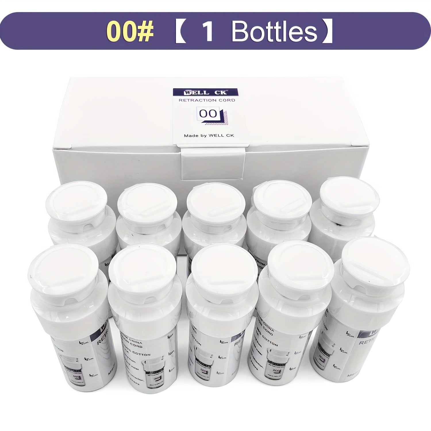 Unscented Dental Gingival Retraction Cord Cotton Thread Sizes 0-2