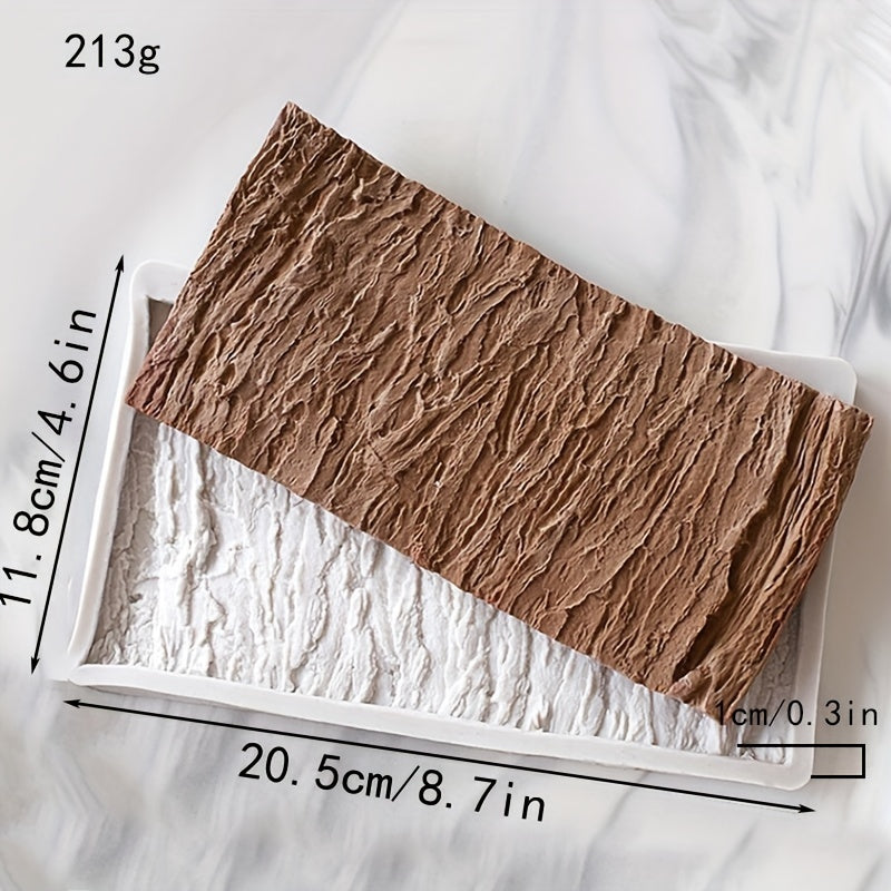 O'rmon mavzusidagi silikon pishirish qolipi, haqiqiy daraxt poyasi va qobiq dizaynlari bilan - tort bezatish, qo'rg'oshinsiz fondant va loy ishlash uchun mukammal. Ushbu silikon tort qolipi bilan noyob tort dizaynlarini yaratish uchun ideal.