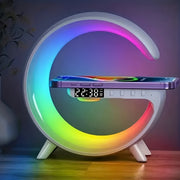 Wireless Speaker with Sunrise Alarm RGB Light Fast Charging 5.1 Surround Sound USB Type-C