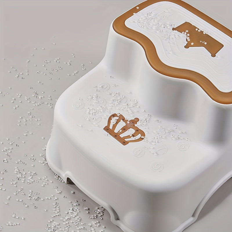 Vanna xonasi uchun lavabo va hojatxona potty o'qitish uchun qadam stul to'plami, oshxona stollari va yotoqlarga oson kirish uchun sirpanmaydigan dizayn va tutqich bilan.