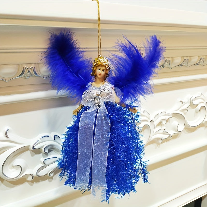 Christmas Angel Plush Ornament for Kids Tree Decoration Gift
