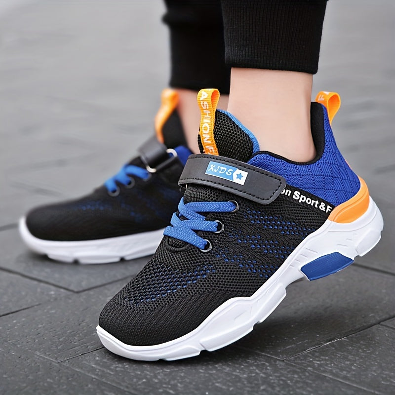 Мужские дышащие сетчатые кроссовки для возрастных групп до 14 лет с застежкой-кисточкой и подошвой из ЭВА