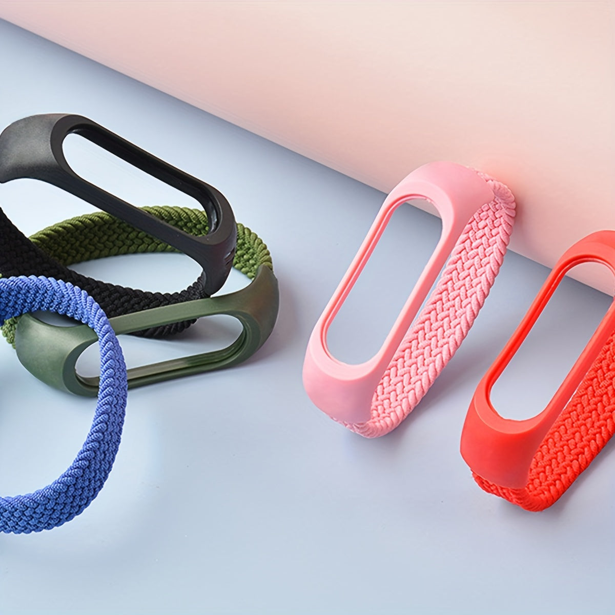 Nylon Braided Single Circle Stretch Wristband for Xiaomi Smartwatch Watch Band