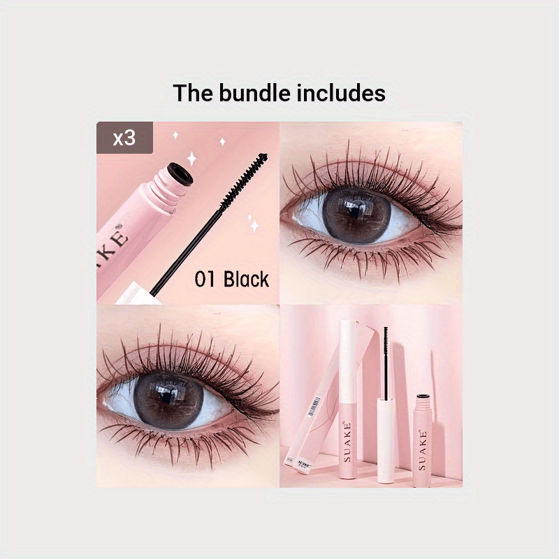Women's Waterproof Smudge-Proof Lengthening Mascara
