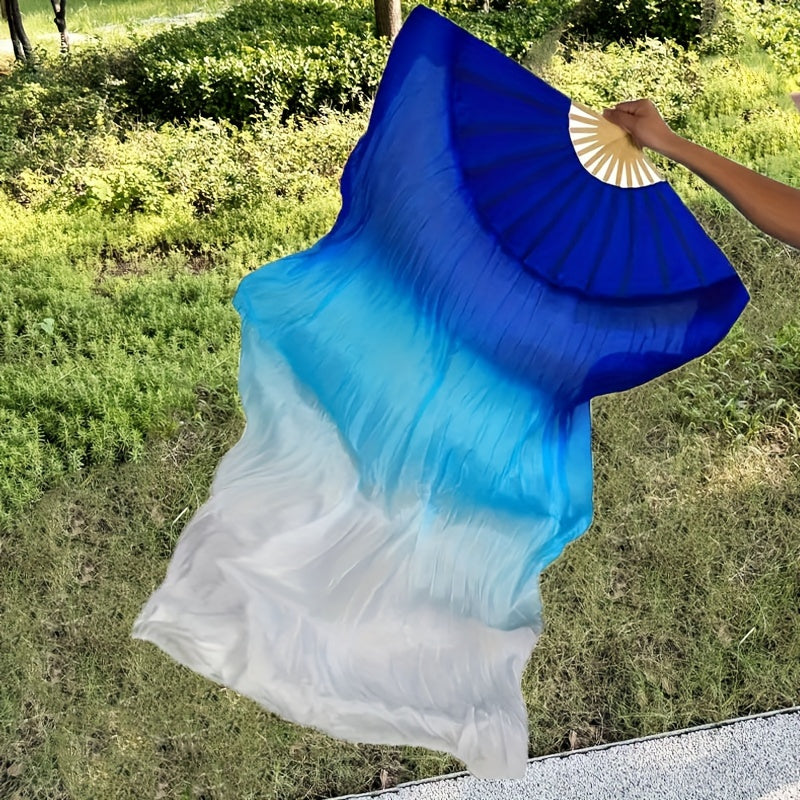 177.8cm Gradient Belly Dance Hoop for Right-Handed Performers Durable Silk-Like Texture