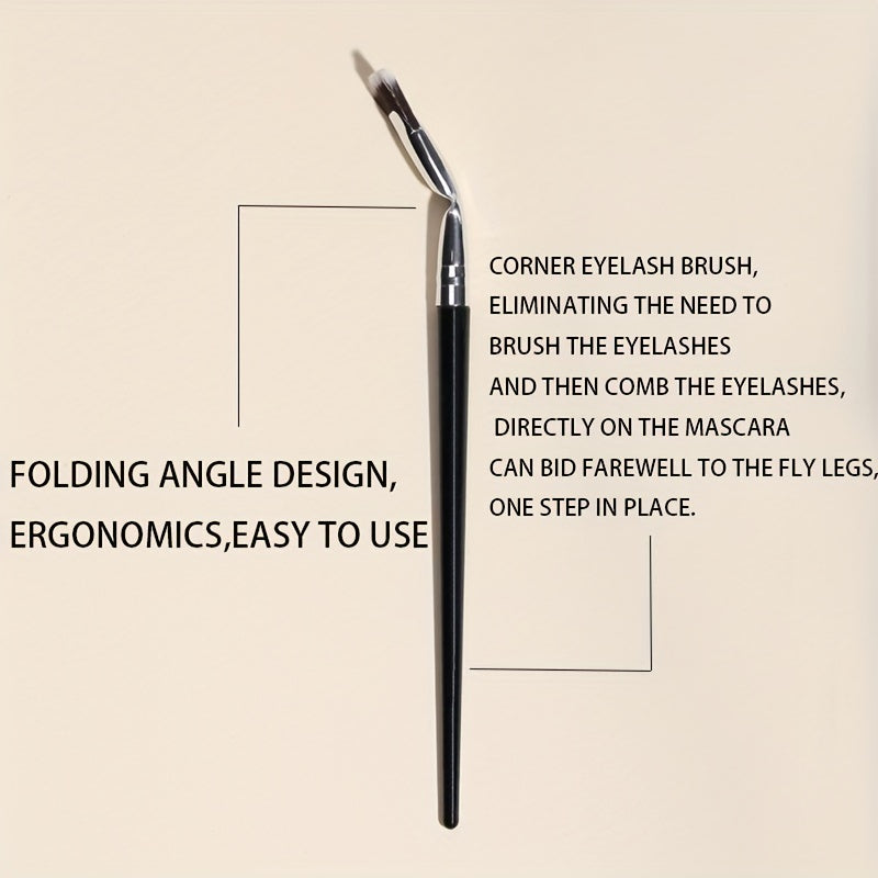 Women's Professional Mascara Fan Brush 1pc No Smearing Clumping