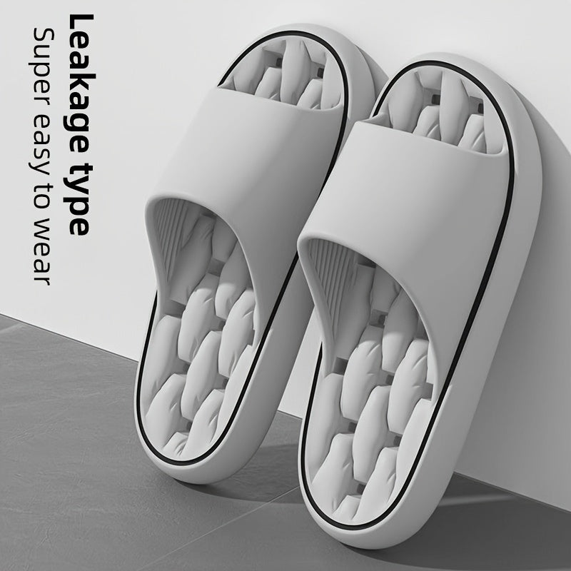 Мужские EVA тапочки с антиводонепроницаемой защитой, круглым носком, повседневные, однотонные, весна-лето-осень, универсальная носка