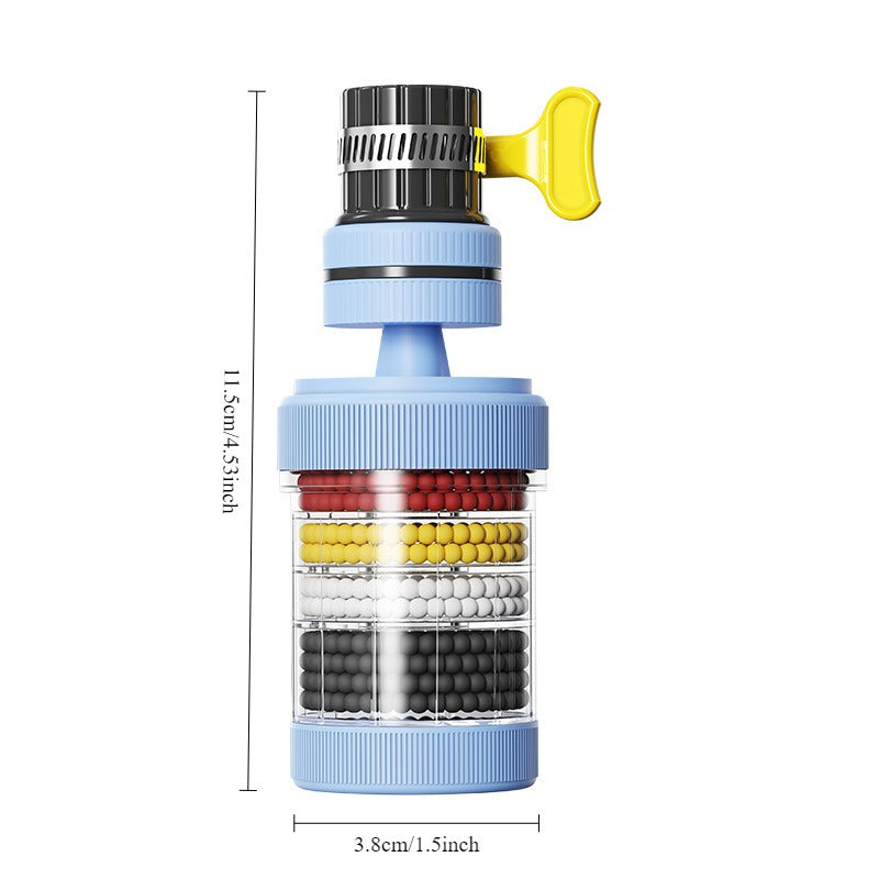 Sizning kraningizni 360 daraja osonlik bilan aylantiring! Ushbu aerator splash-proof oshxona tajribasi uchun 10 ta filtr bilan birga keladi. Suv tozalovchi valf purkagichi elektr energiyasini talab qilmaydi.