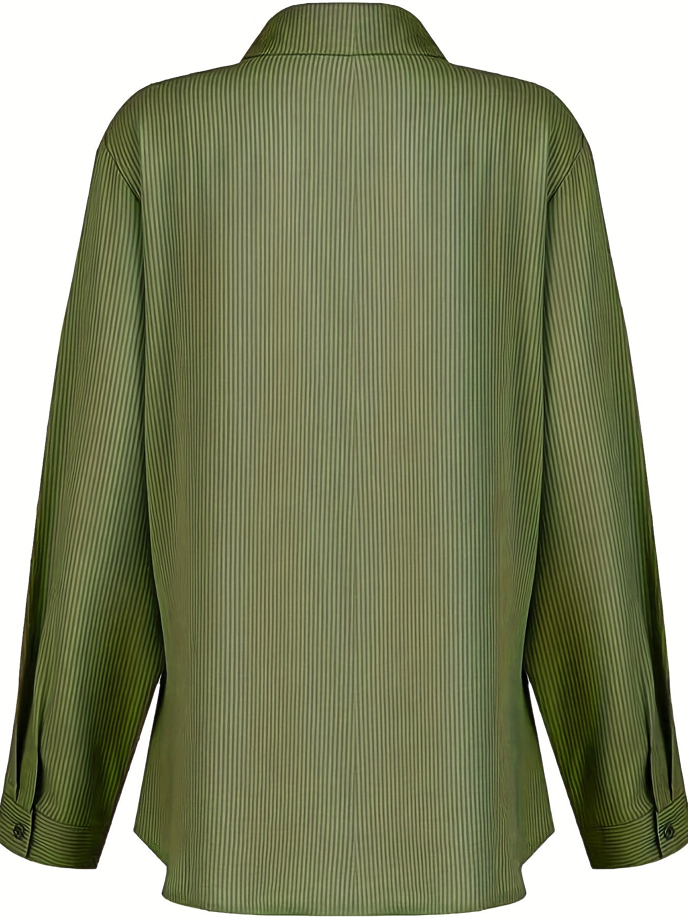 Blusa de poliéster tejida para mujer con cuello boho y mangas enrollables