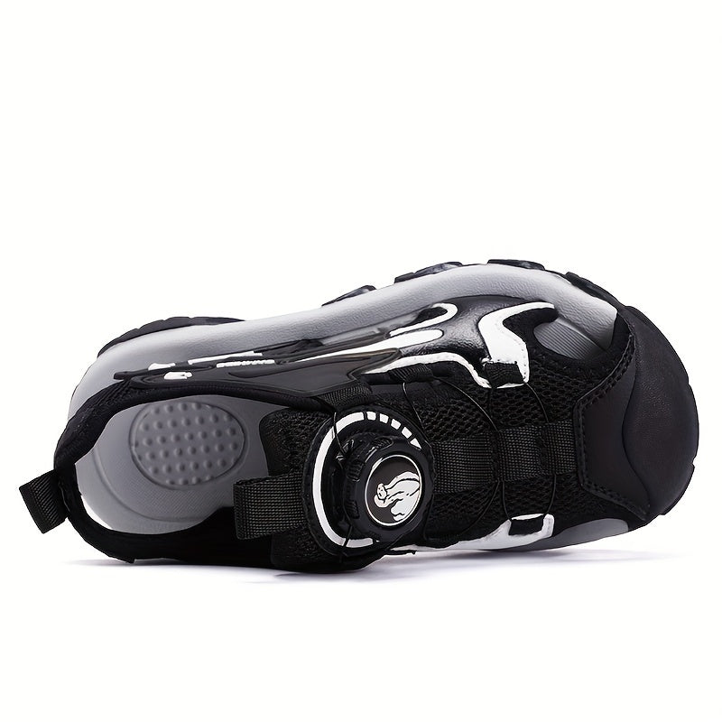 Children's Breathable Mesh Outdoor Sports Slippers for Boys with EVA TPR Sole