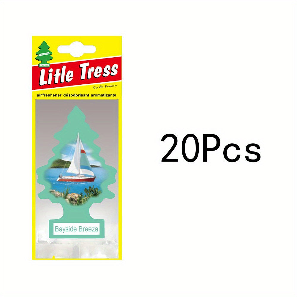 Car Air Freshener Hanging Paper Tree for Home or Vehicle Scented Decor