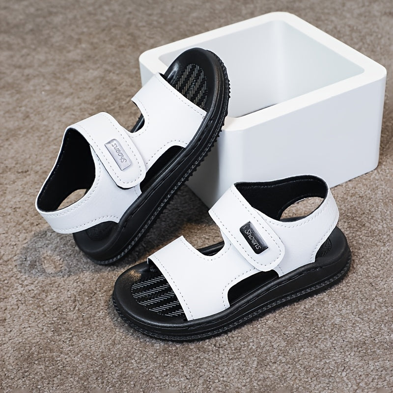 Kids Boys Summer Sandals Non-Slip Open Toe Strappy Beach Shoes Lightweight