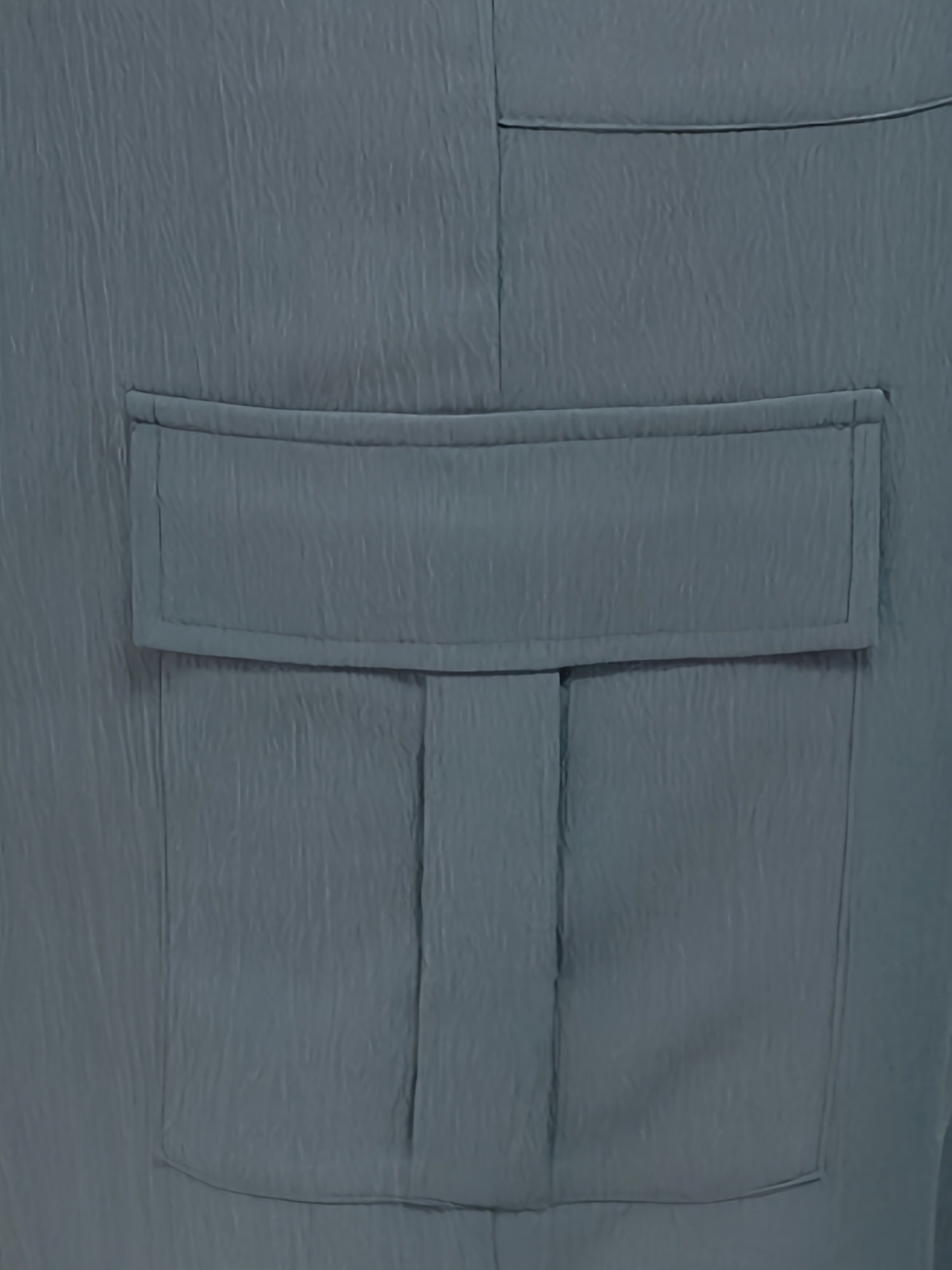 Plus-Size Women's Cargo Pants Soft Non-Stretch Fabric Elastic Waist Autumn Trousers