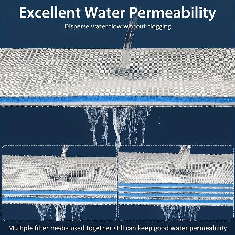 Aquarium Filter 8D Non-Electric Washable High-Density Bio-Sponge