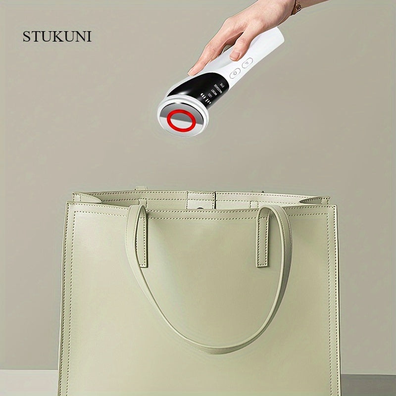 Ayollar uchun yuzga mo'ljallangan Light Beige parvarish vositalari, zaryadlanadigan yuz vibratori massajeri va uyda foydalanish uchun bo'yin massaj vositalari, 14-fevral kuni sovg'a uchun mukammal.