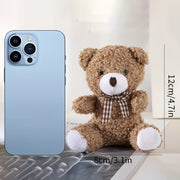 Medium Breed Plush Cartoon Bear Toy for Pets Fabric Stuffed Animal Random Color