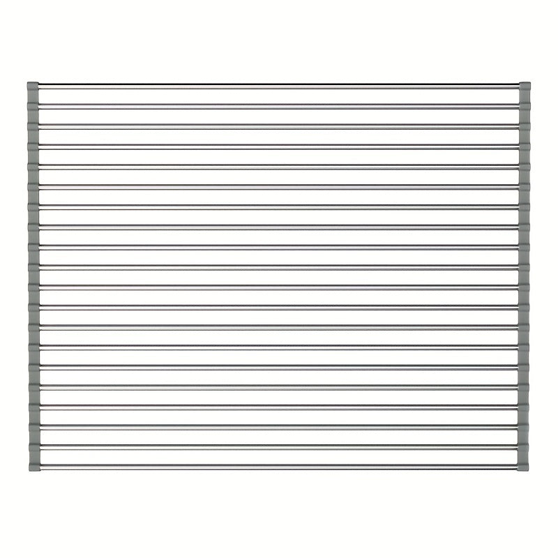 Foldable Dish Drying Rack for Kitchen Sink, Roll-Up Drain Organizer, Space-Saving Kitchen Tool