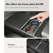 Avtomobil ichki markaz konsoli qoplamasi karbon tolasi yog'och to'qimalari chizishga qarshi