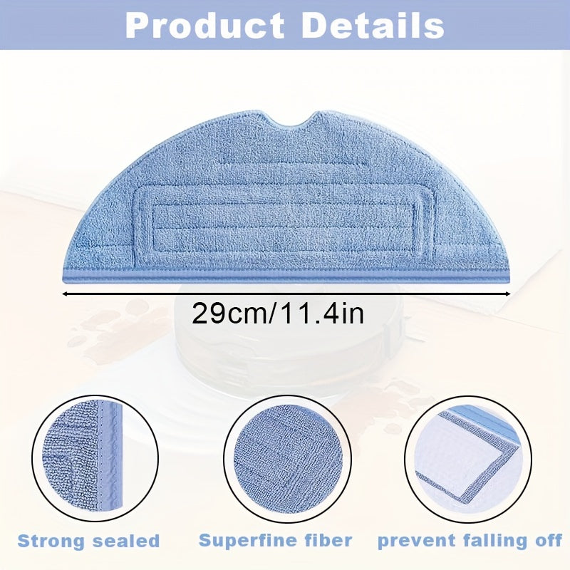 18PCS Replacement Mop Pads for Robot Vacuums Superfine Fiber Sealing Durable