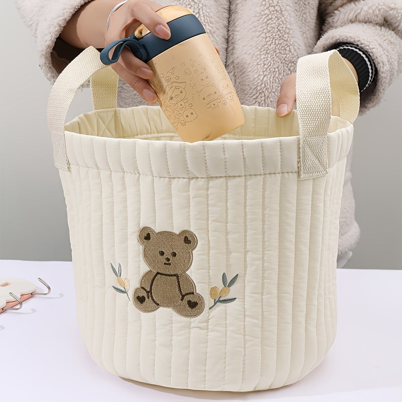 Cartoon Bear Diaper Bag for Moms Versatile Storage Baby Bag for Gifts