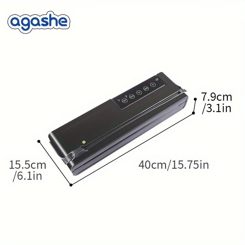 Автоматическая вакуумная упаковочная машина с резаком, максимальная ширина запайки 32 см для сохранения продуктов