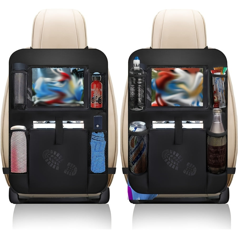 Органайзер для хранения на задней части автомобильного сиденья, водонепроницаемые коврики для ног, дорожные аксессуары