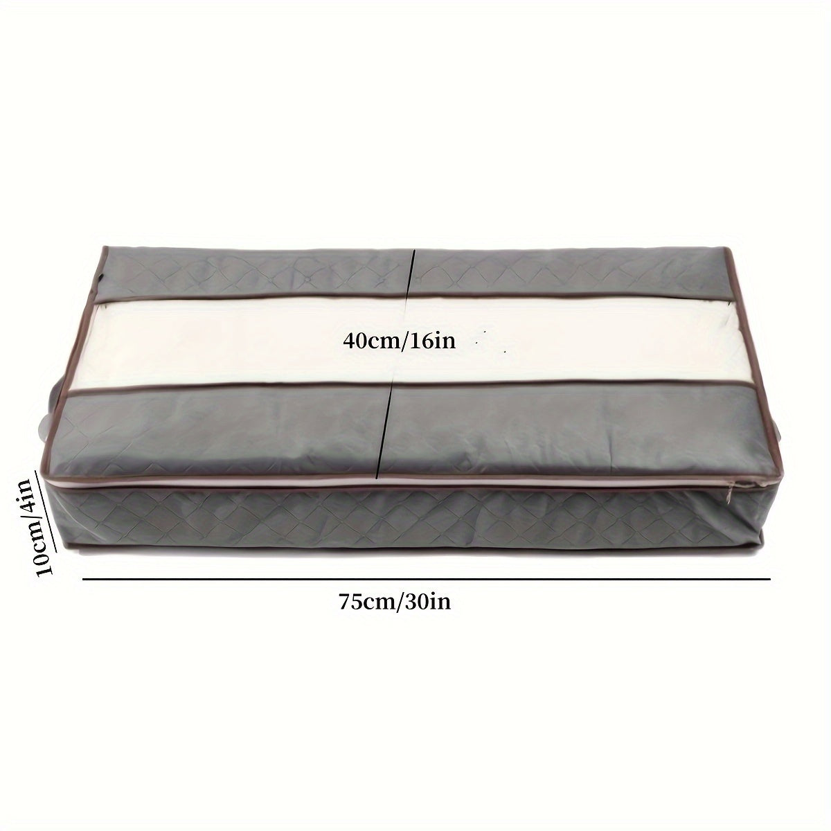 Yotoq ostidagi saqlash sumkasi, katta hajmli changga qarshi tekis saqlash tashkilotchisi, uy ro‘zg‘or qavatlari uchun