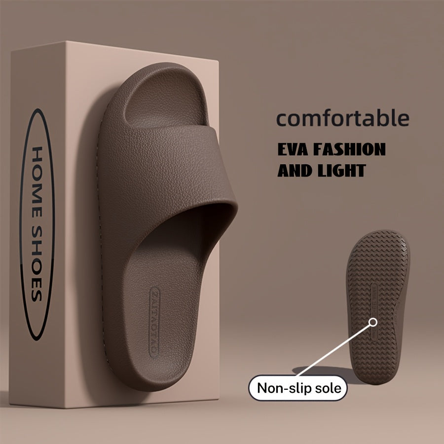 Women's EVA Slides Open-Toe Breathable Non-Slip Comfortable Purple